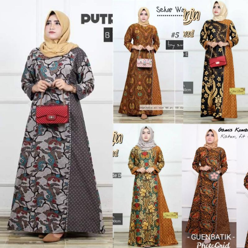 Gamis kombinasi good quality