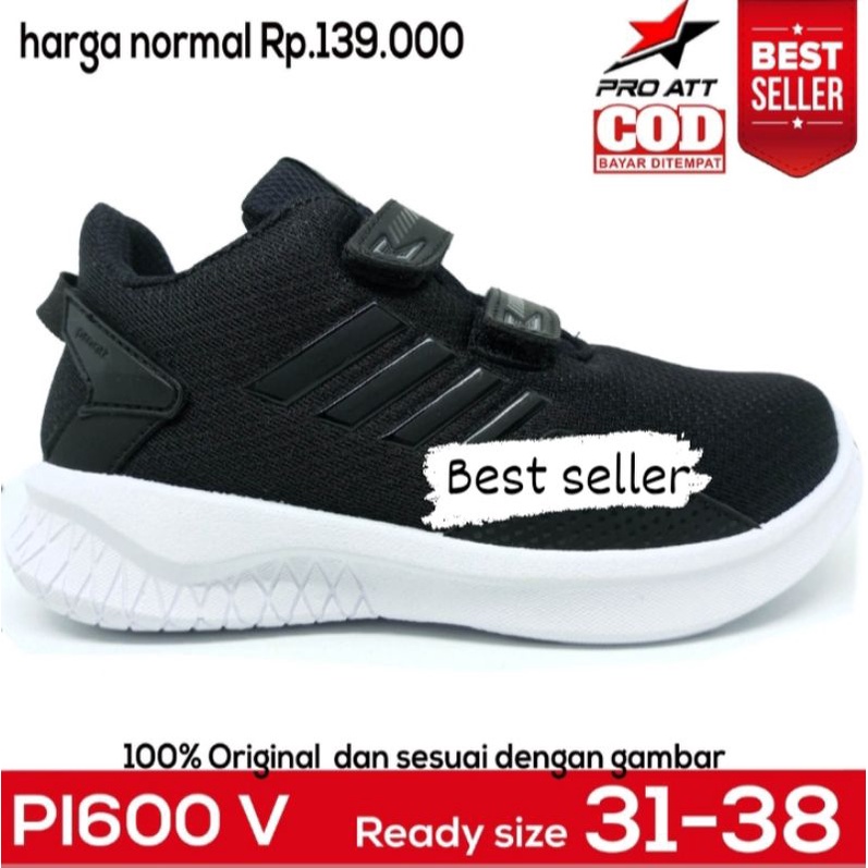 24-45 Sepatu Sekolah Ando sepatu sneaker Anak laki laki Sd Hitam Putih / Sepatu Ando anak Laki laki