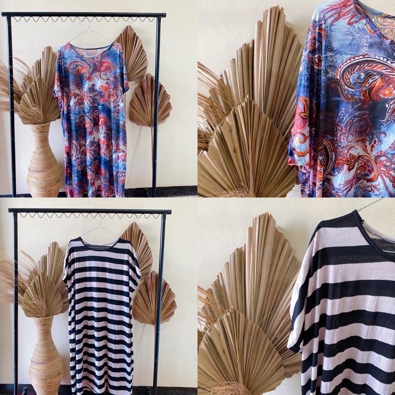 DASTER WANITA DELVA / BAJU TIDUR WANITA / HOME DRESS WANITA KAOS TEBAL PREMIUM