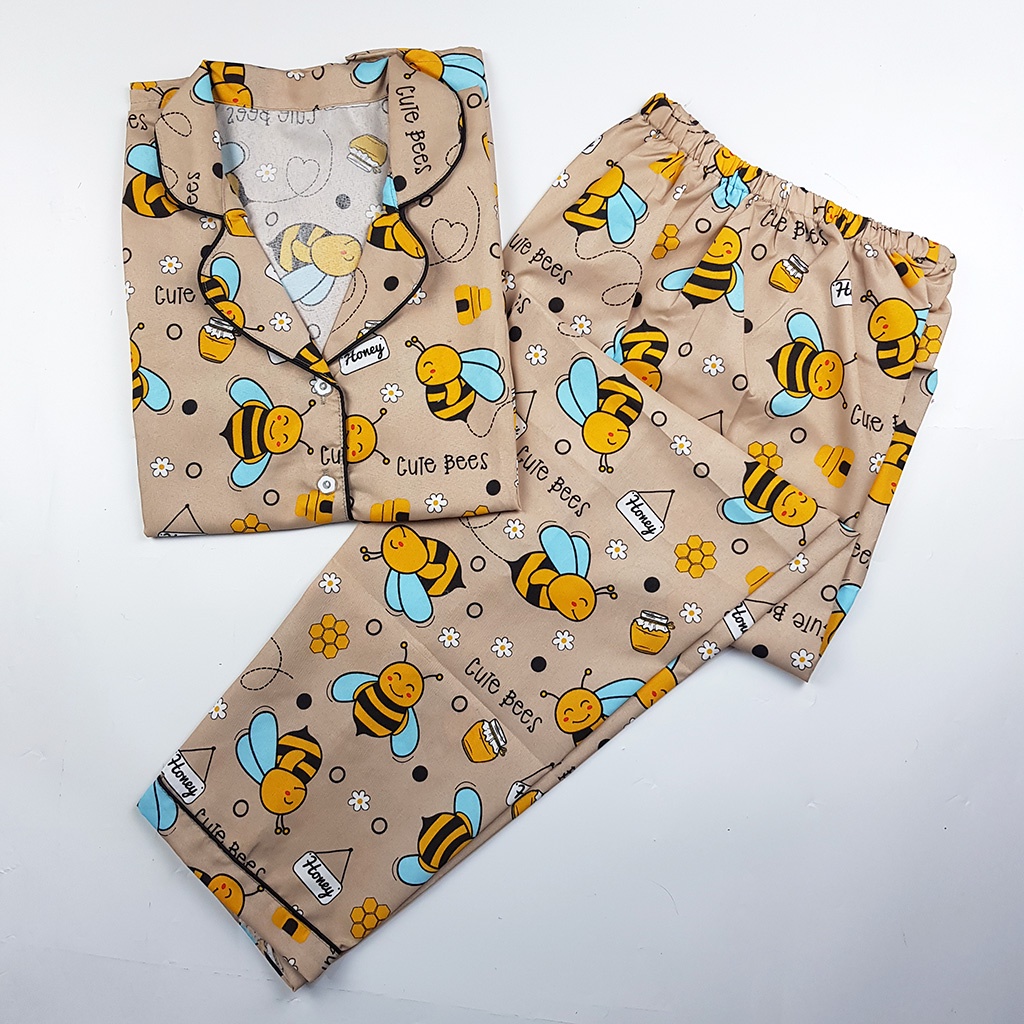 Baju Tidur Piyama Wanita Dewasa Setelan CP Motif Trendy-CPL BEE MILO