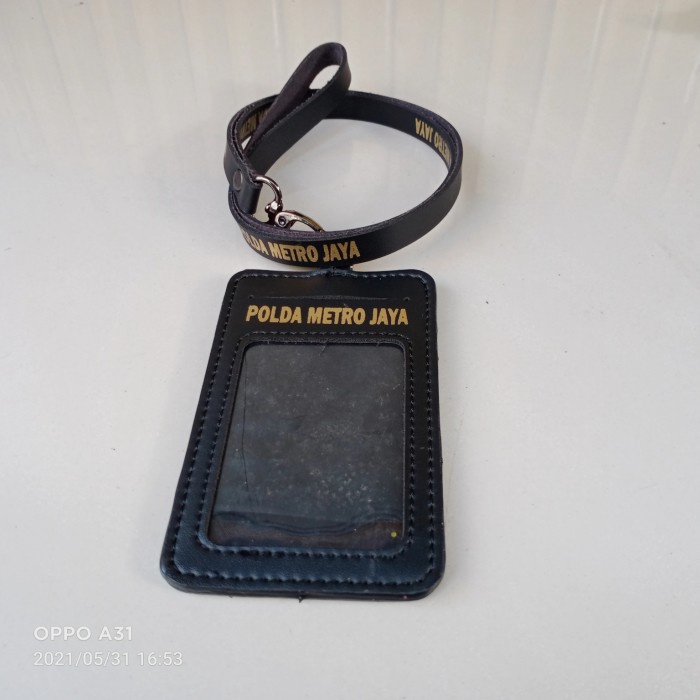 

Hot Sale Tali Gantungan Name Tag Id Card Polda Metro Jaya Hitam Bagus