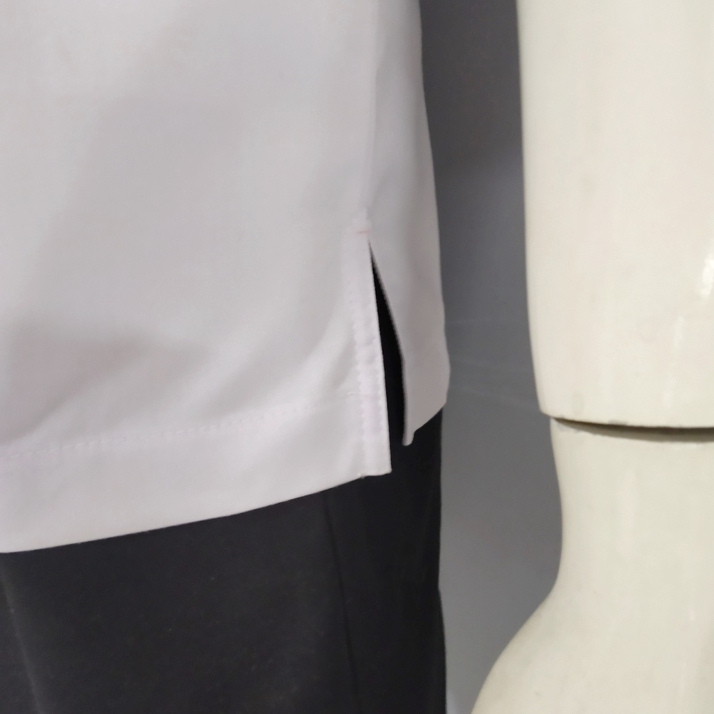 Chef Wear Baju Koki Putih Komb Net