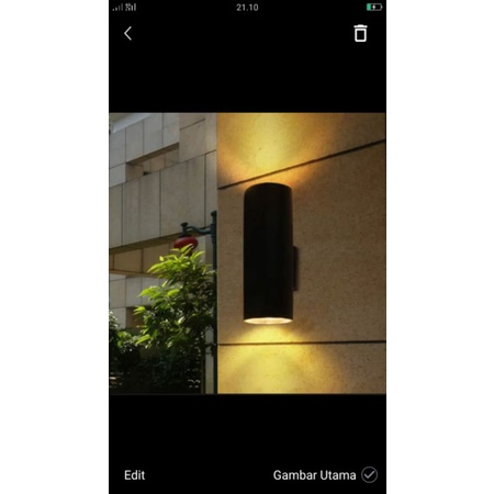 LAMPU HIAS TEMPEL DINDING TERAS  TEMBOK