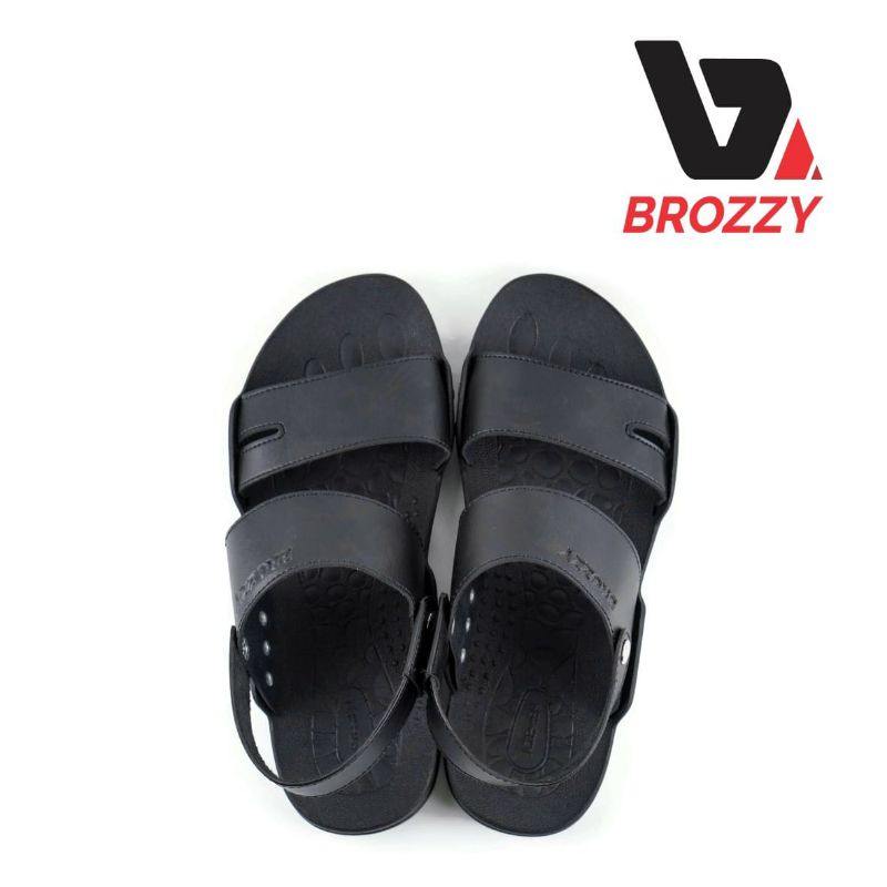 sandal kulit pria BROZZY B04/ japan casual style/TERBARU