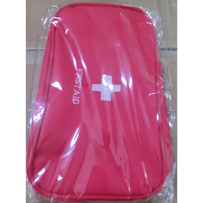 Tas Perlengkapan Obat P3K First Aid Kit - LG129 - Red