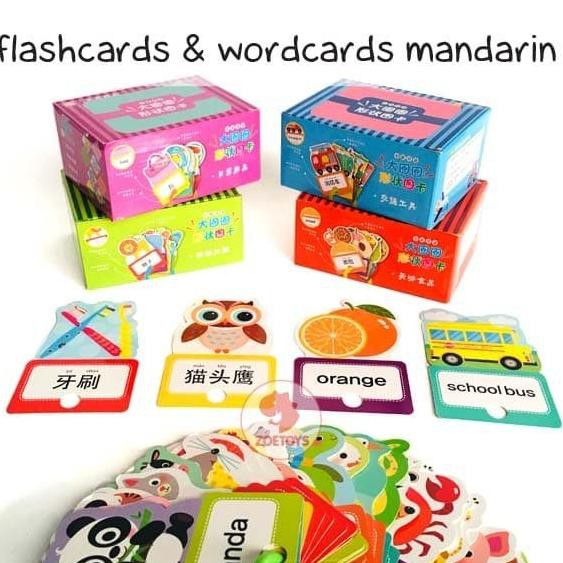 Zoetoys Flashcards & Wordcards Mandarin | Mainan Edukasi | Mainan Anak