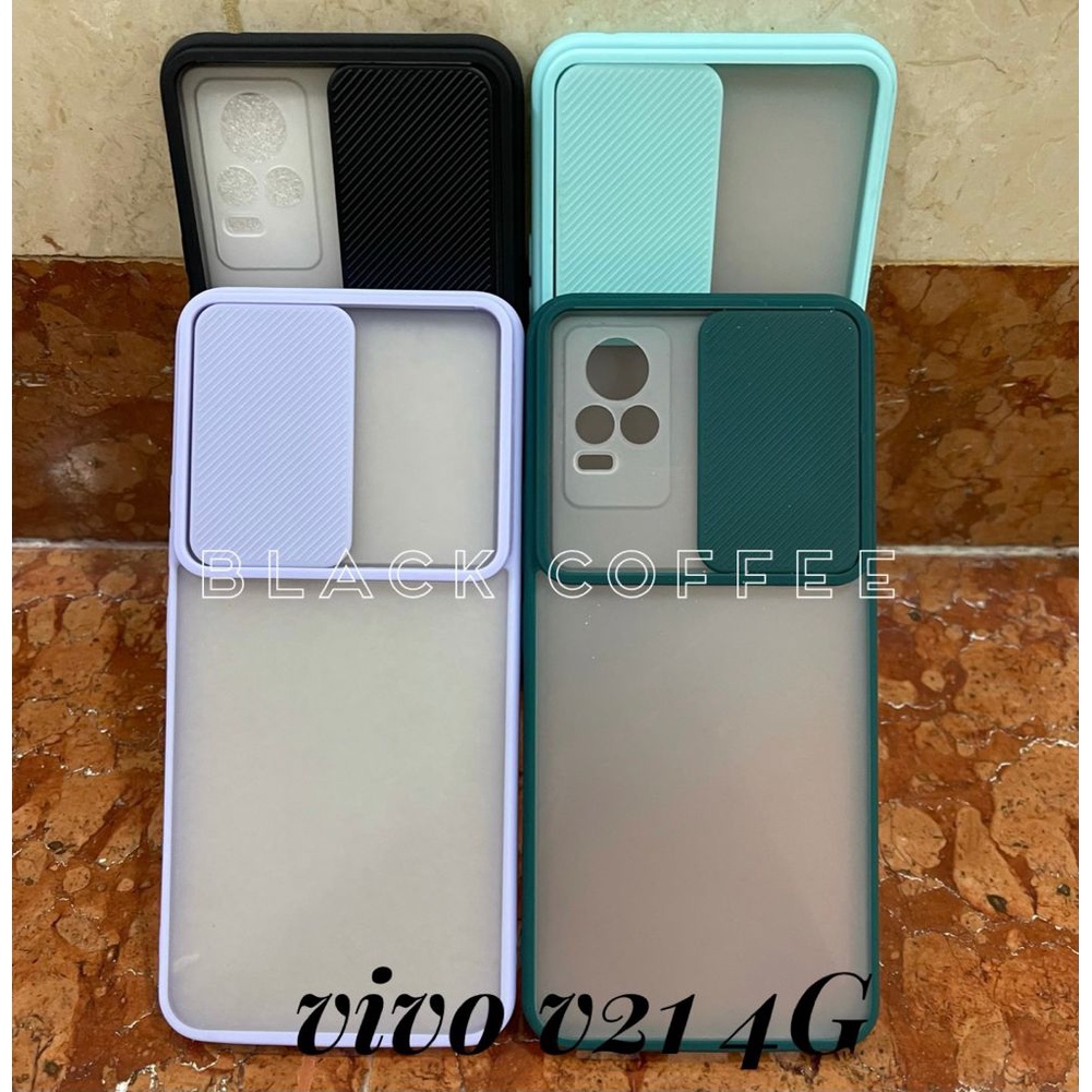 TRANSPARENT SLIDE LENS CAMERA CASE VIVO V21 4G