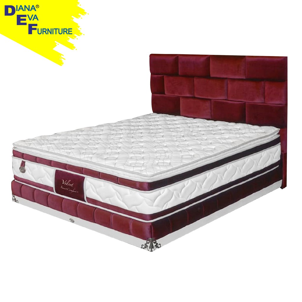 Spring Air Spring Bed Velvet Smart Comfort ( Kasur Only )
