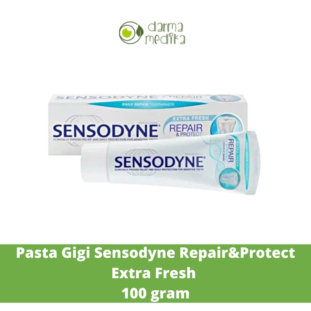 Sensodyne Repair and Protect Extra Fresh 100 gram 100g Odol pasta gigi sensitif