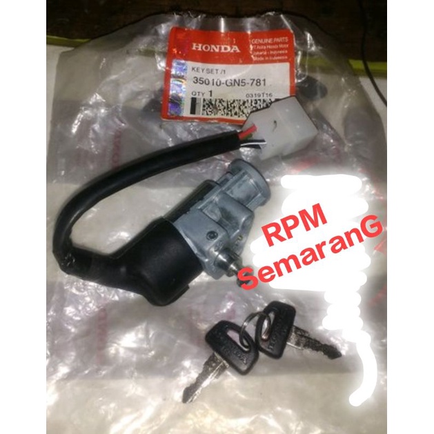 Kunci Kontak Honda Astrea Prima Star ORIGINAL 35010-GN5-781 Distributor Sparepart RPMsemarang