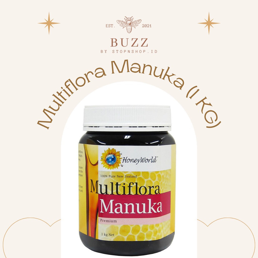 

[HONEYWORLD] Multiflora Manuka (1KG)