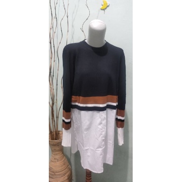 TUNIK ZARA WOMAN | TUNIK ZARA IMPORT | TUNIK RAJUT MIX KATUN TERBARU |