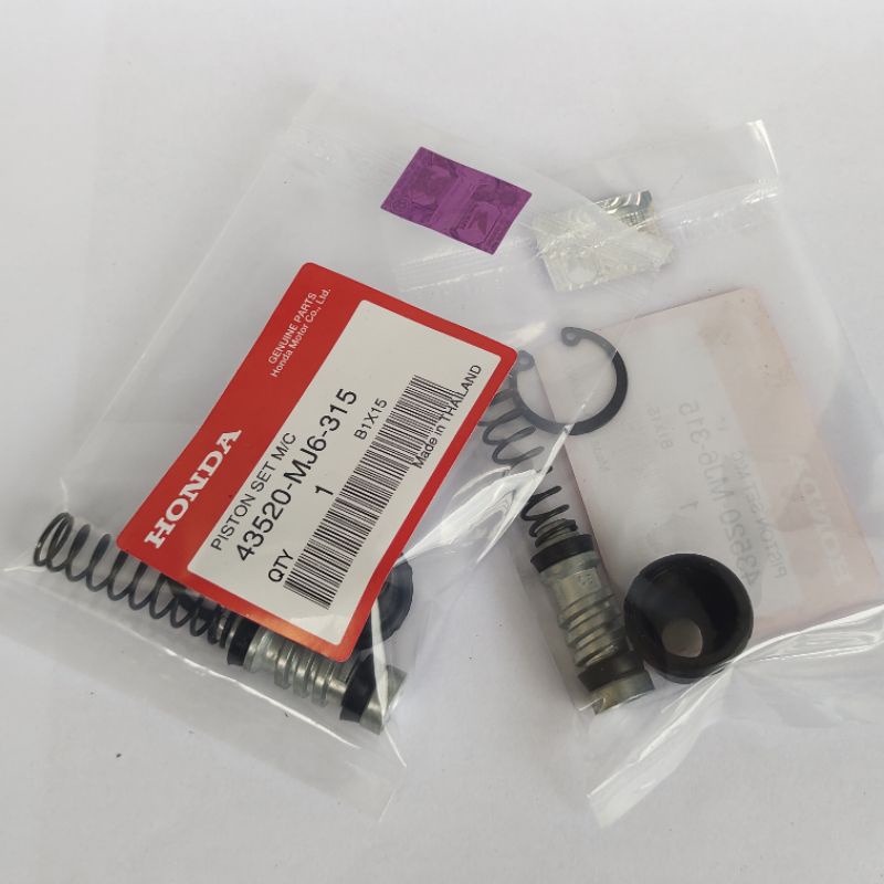 43520-MJ6-315 PISTON SET MASTER CYLINDER Master rem kit belakang Tiger Revo CS1 Supra X 125  Blade 1