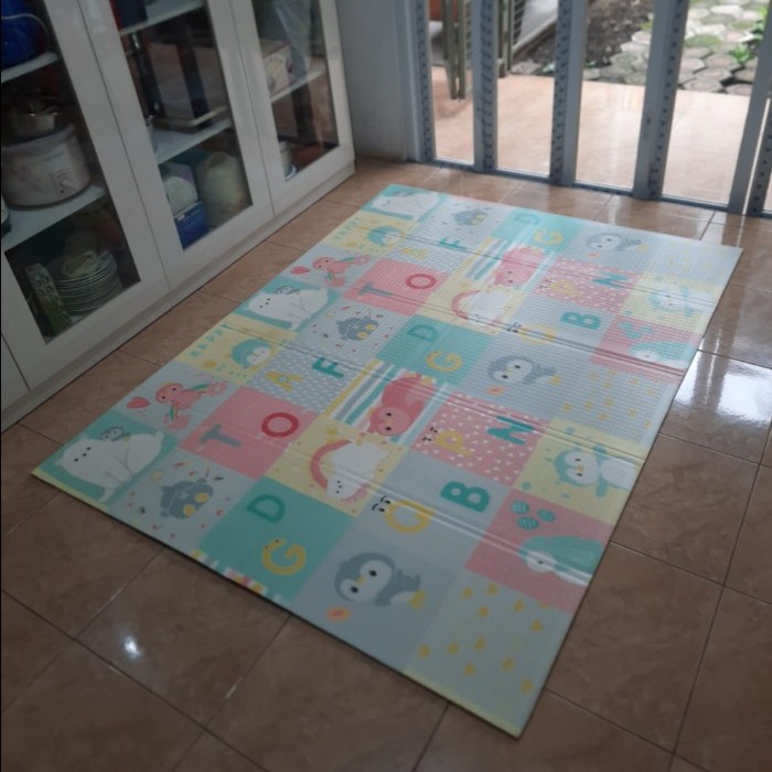 Karpet DODO Playmat Anak 150 X 200 KODE 04 BERUANG ABU-5