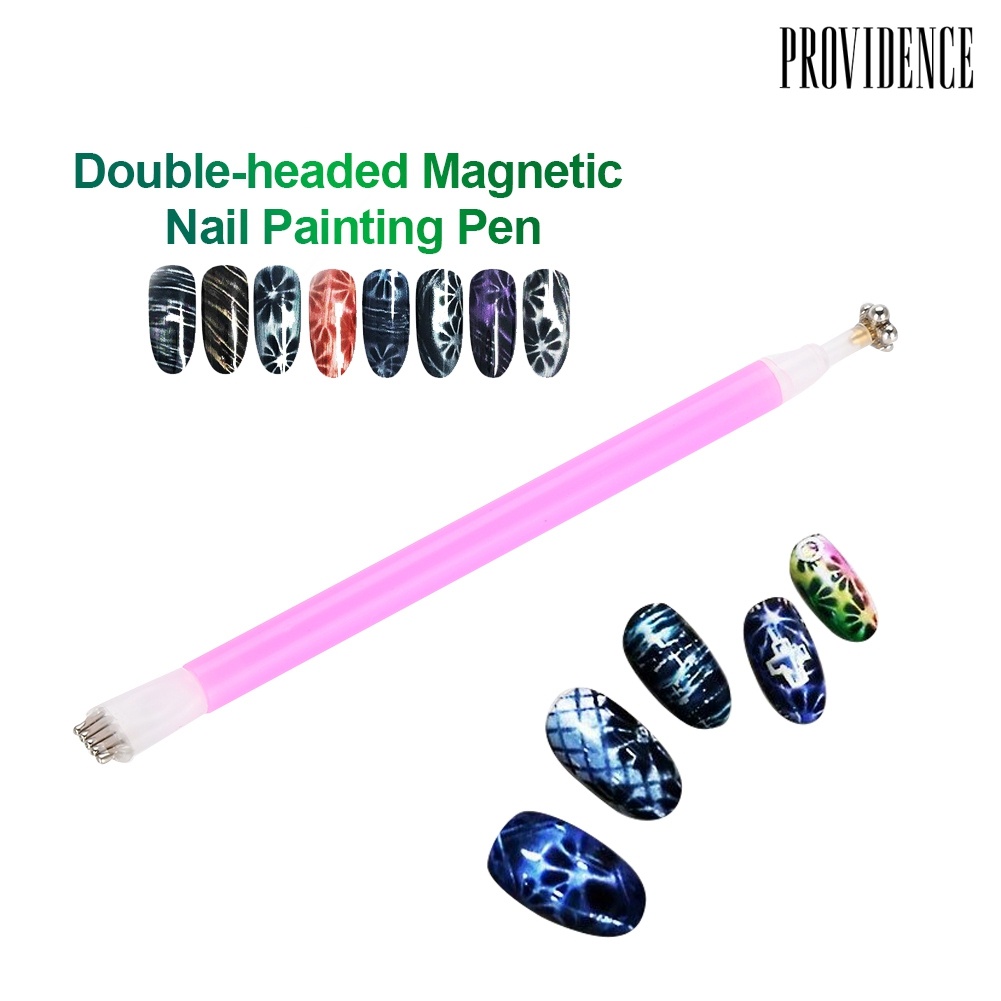 Providence Double Head Cats Eye Magnetic Pen DIY 3D Nail Art Polish UV Gel Manicure Tool