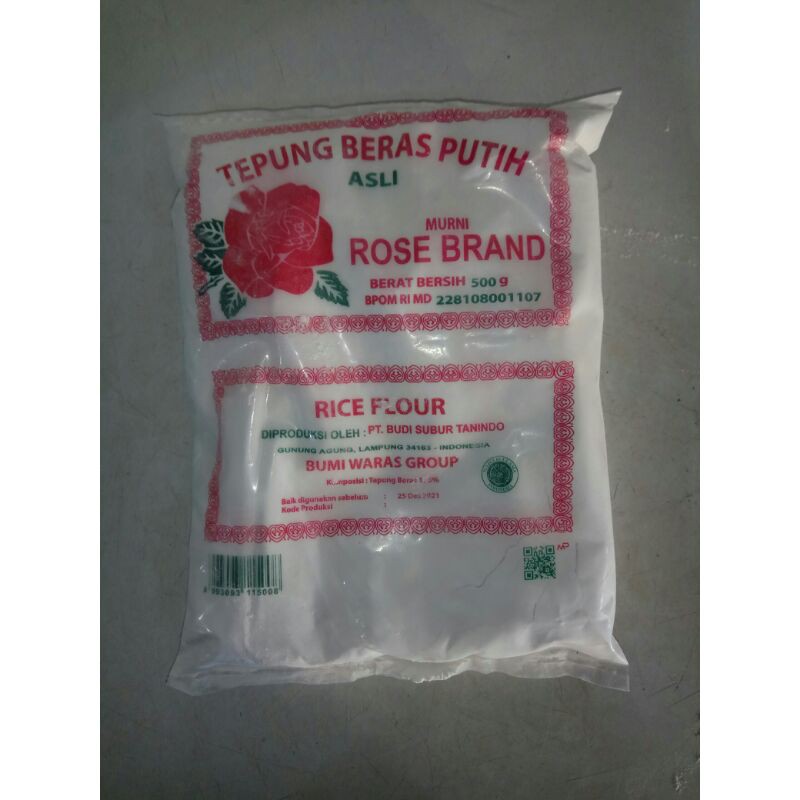 

Tepung Beras Rose Brand 500 Gr (0340)
