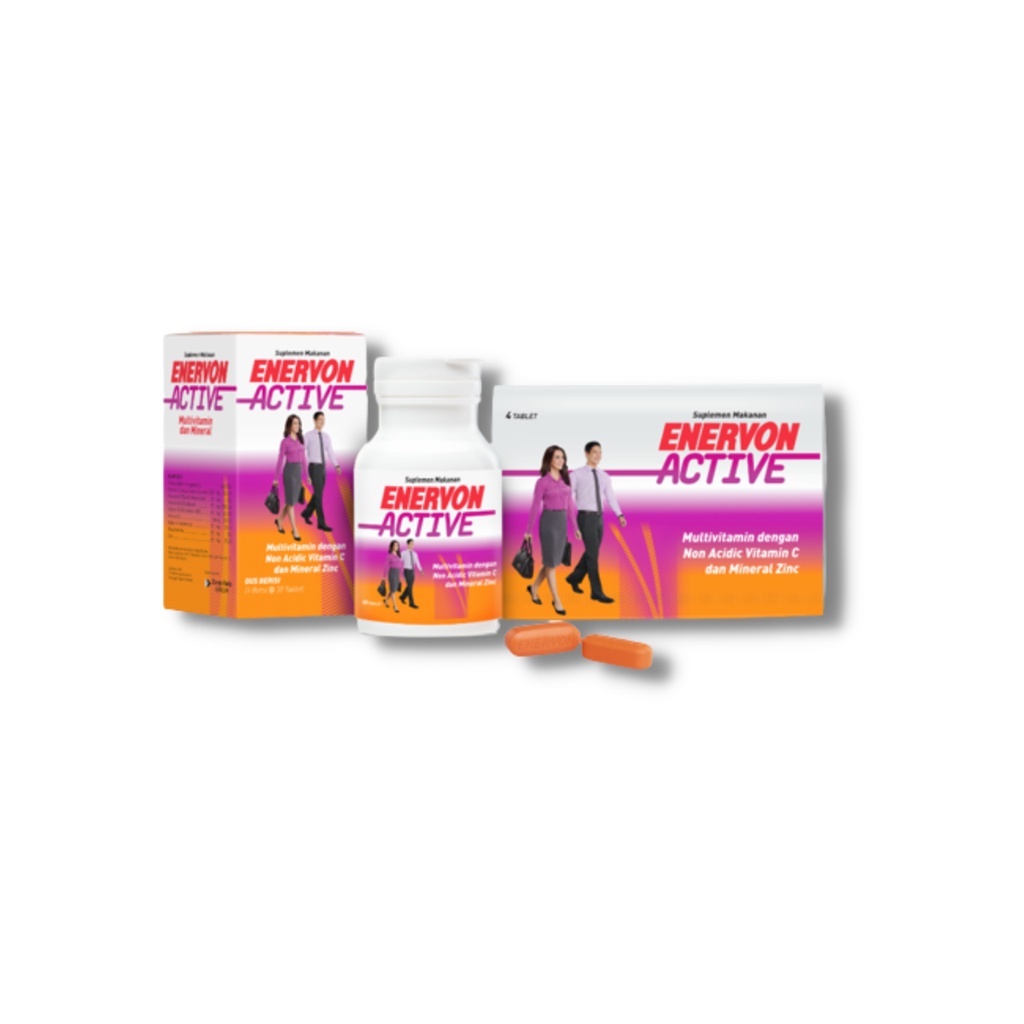 ENERVON  MULTIVITAMIN//ACTIVE// 1 BOX ISI 100 TAB