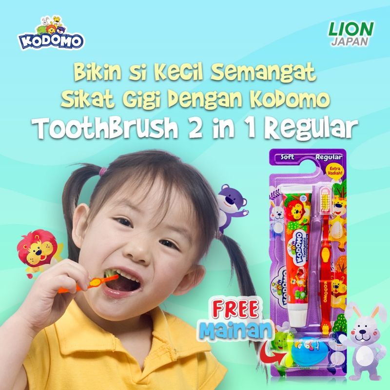 Sikat Gigi Anak-anak 2in 1+Mainan