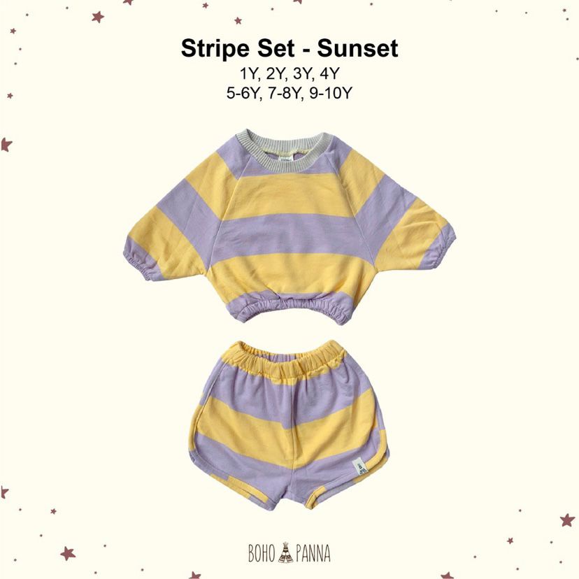 BOHOPANNA - STRIPE SET