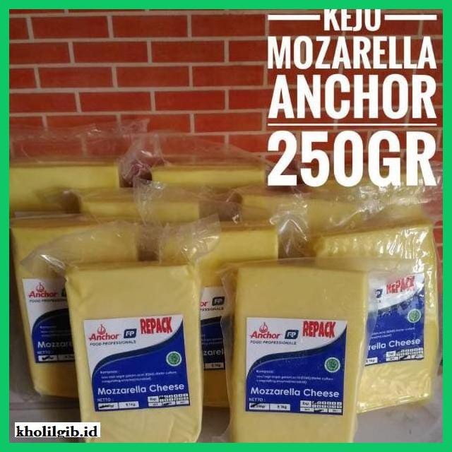 

Ujekujek- Keju Mozarella Anchor 250Gr Repack -Original.