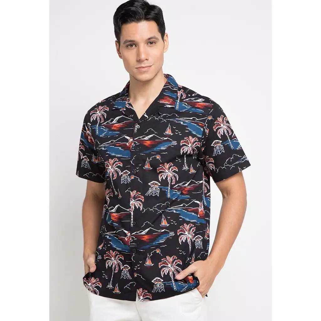 M231 |Kemeja Hawai Pantai|121191091|Kemeja Santai Pria