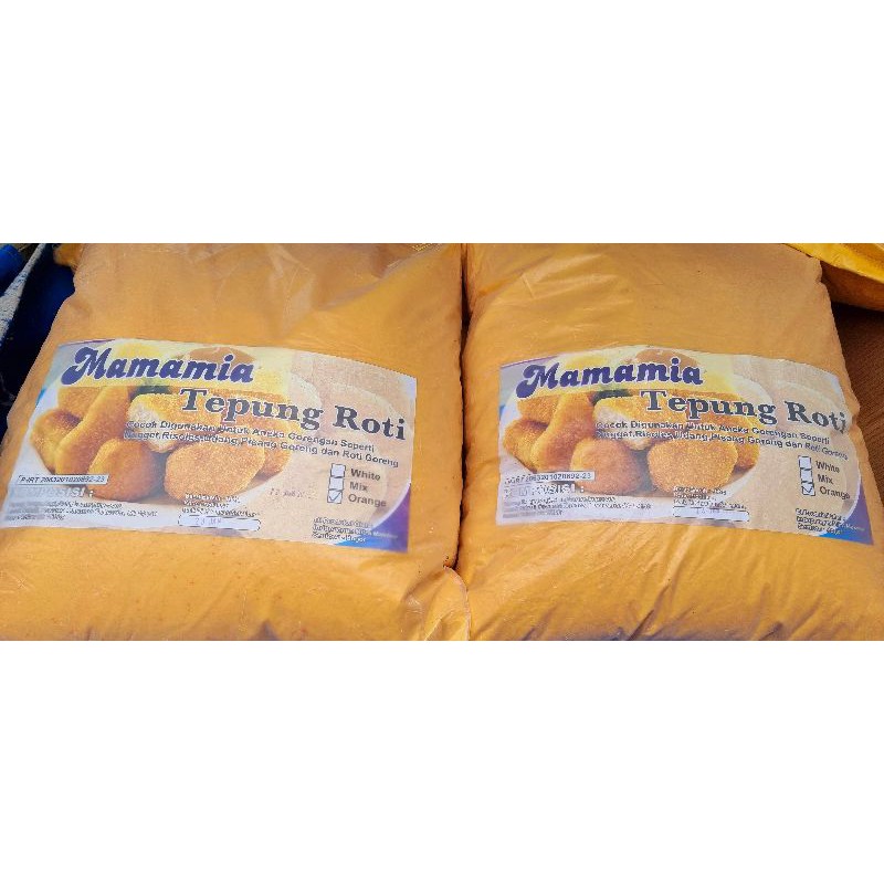 

Tepung Roti/Tepung Panir/Breadcumbs 1kg Orange