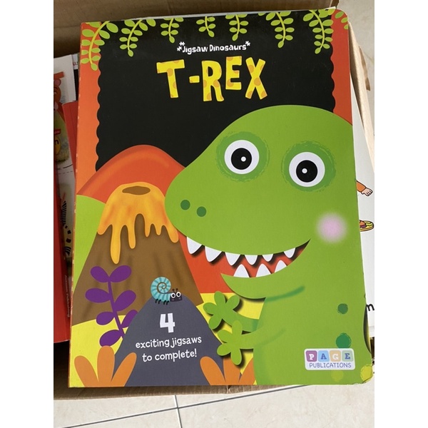 Puzzle Dino Book — Dinosaurs T-Rex Jigsaw Book