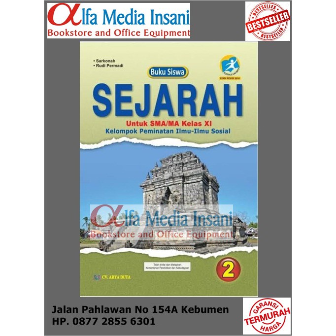  Buku  Peminatan Siswa Sejarah Kelas  XI  Shopee Indonesia 