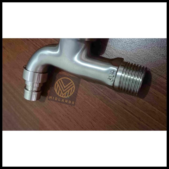 HOT DEAL KRAN STAINLESS FULL SUS 304, KRAN TAMAN, KERAN AIR STAINLESS MERK BANO