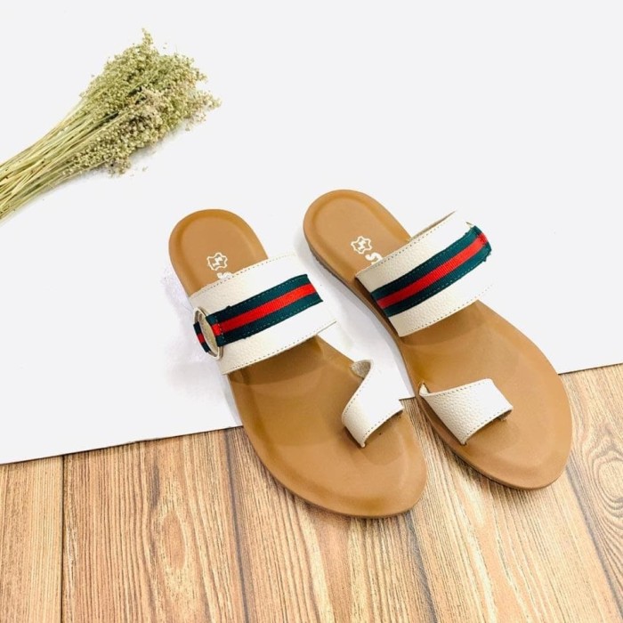 Sandal Kulit Wanita/Sendal Wanita/Sendal Sepatu Cewek MODEL JEMPOL BW