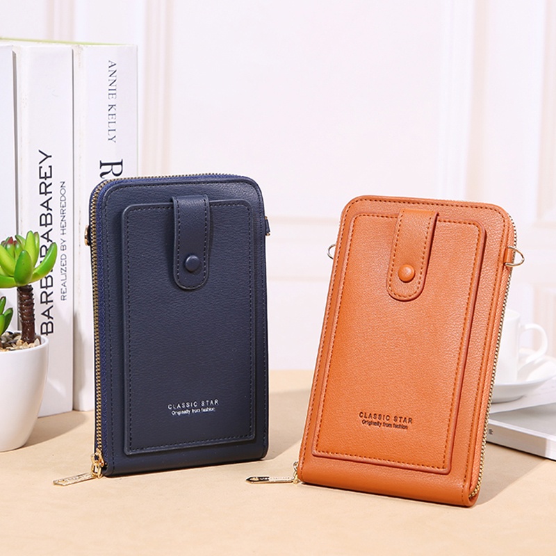 Serenity Tas Selempang Wanita Polos dan Simpel Terbaru Kekinian Tiktok / Dompet HP Wanita 3in1 / Slingbag Import - 504