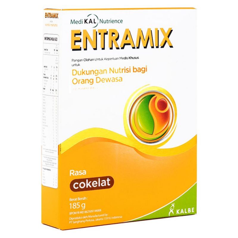 

Entramix Cokelat 185gr / Susu Nutrisi Dewasa Gizi Buruk