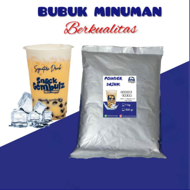 

Cheese Cream/1000gr/Serbuk/Powder/Bubuk Minuman Kekinian