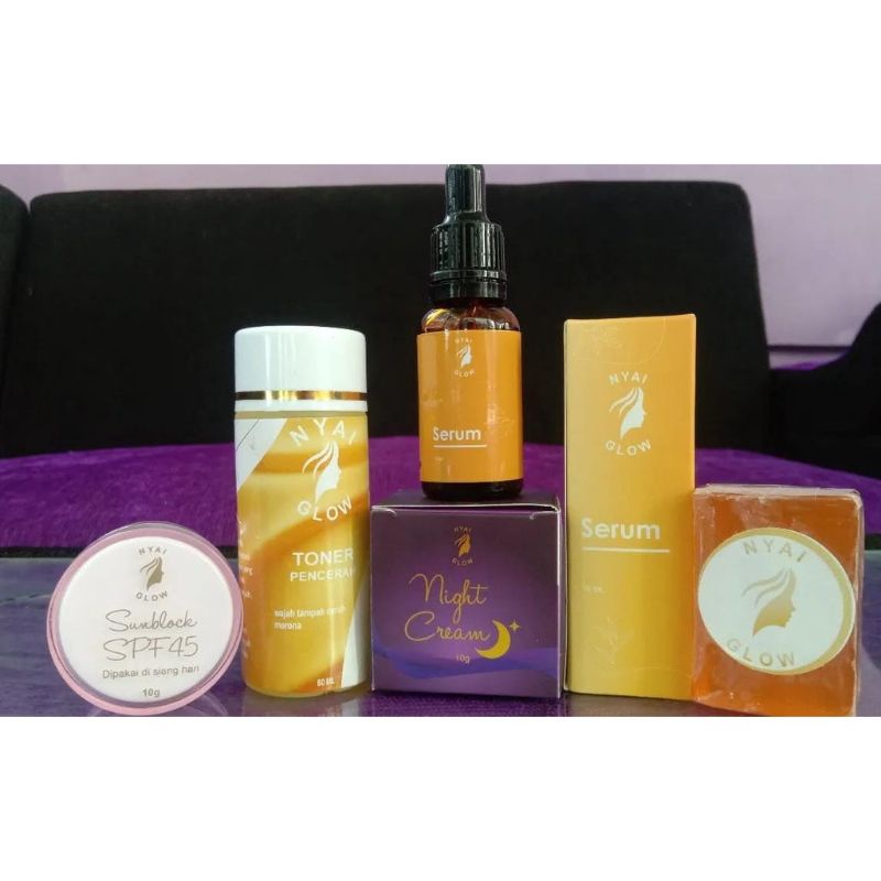 Paket Ekstra Glow Kemasan Baru NYAI GLOW