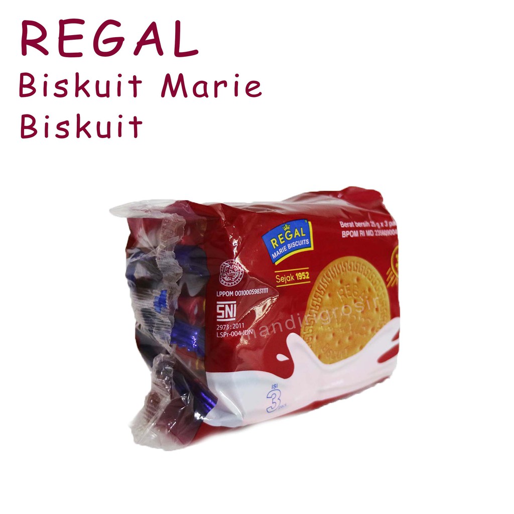 Biskuit susu *Regal * isi 3 pcs