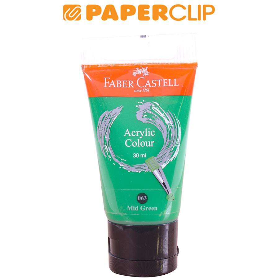 

ACRYLIC COLOR FABER CASTELL 1183063 30 ml MEDIUM GREEN