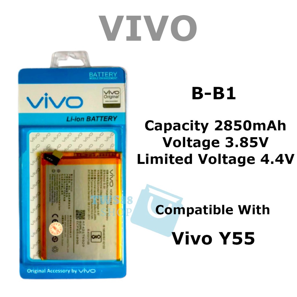 (TWS) Batre Baterai Battery Original Vivo B-B1 / Y55