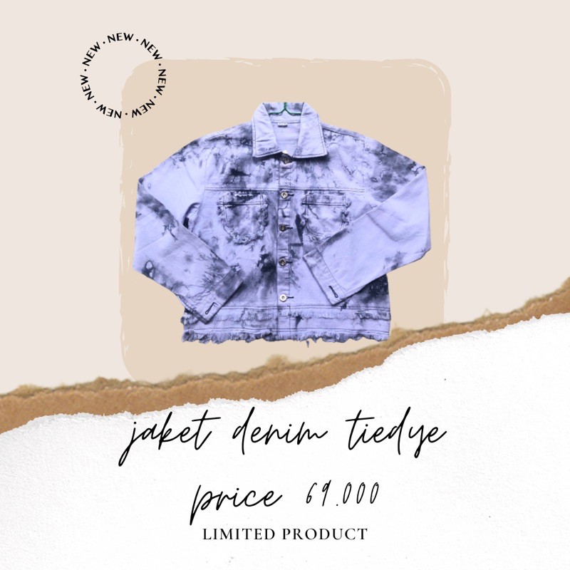 JAKET DENIM TIEDYE/JAKET DENIM/JAKET/DENIM/JAKET WANITA/PAKAIAN WANITA/JAKET DENIM WANITA/JEANS