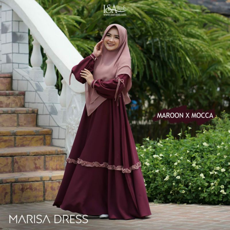 Gamis Syar'i/Set Syar'i/Marisa Dress/By Isa hijab