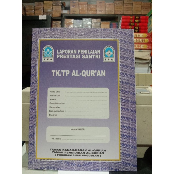 BUKU RAPORT TK/TPA BIRU