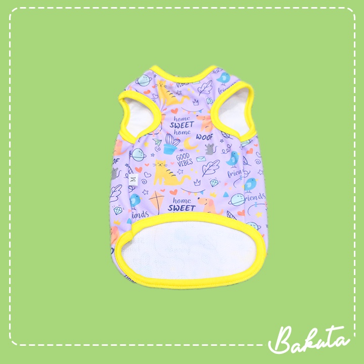 Baju Kucing Model Kaos Motif Tank GOODBOY Warna Warni (Boleh Request Kombinasi Warna) | Goodboy Tank Bakuta