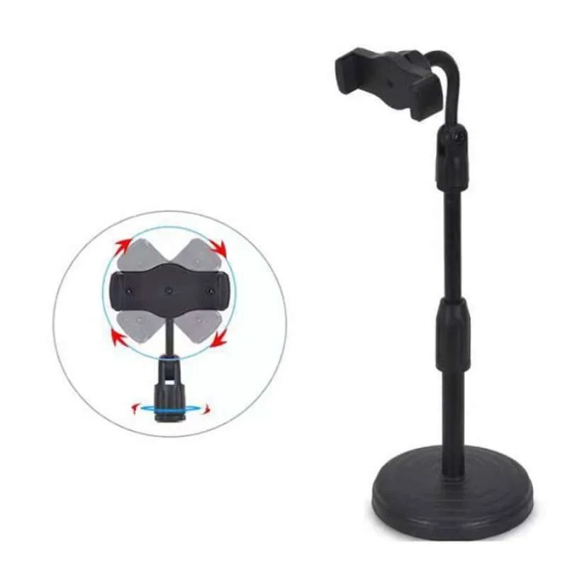 Stand Holder Mutifungsi Adjustable Phone Holder Penyangga HP Stand Live 360 Derajat Aksesoris Handphone HP OCEANMART OCEAN MART Murah Grosir