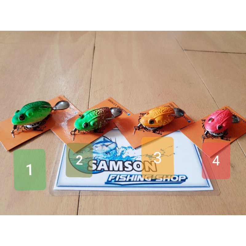soft froggy gamma lure 3d frog 4 cm 40 mm 7 gr gram umpan mancing casting gabus