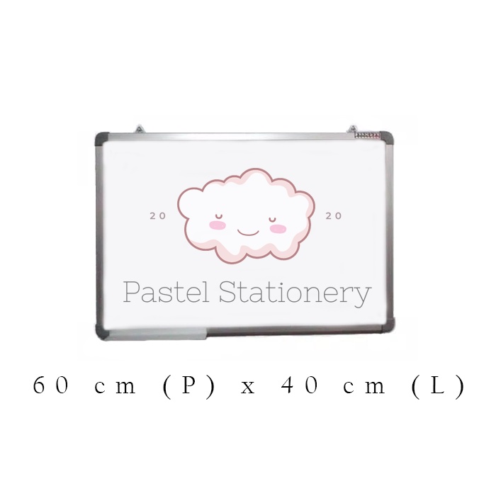 

Papan Tulis Whiteboard Sakura 40 x 60 - White Board Magnet Gantung