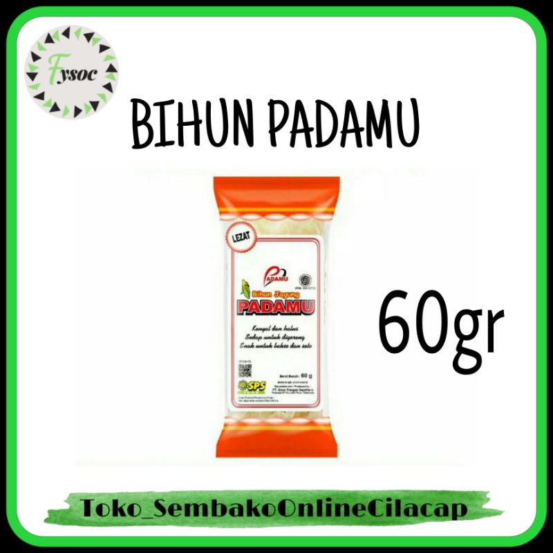 BIHUN JAGUNG PADAMU 60 GR