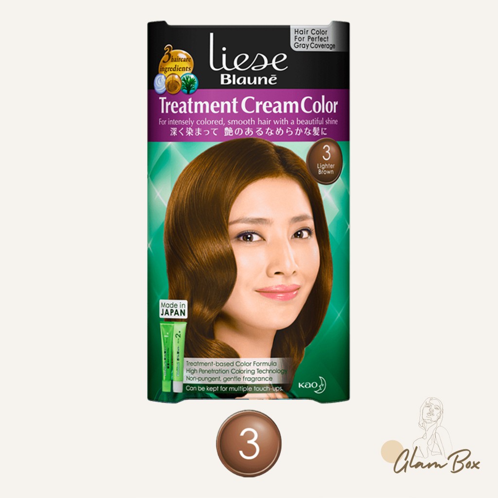 Liese Blaune Treatment Cream Color Penutup Uban