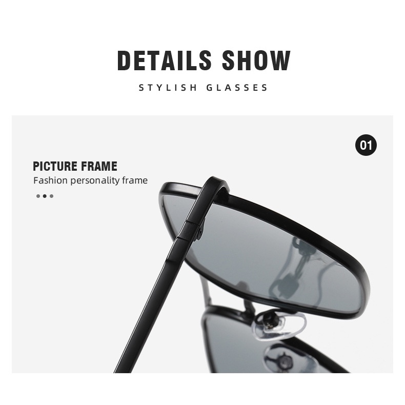 Kacamata Hitam Aviators Bahan Metal Untuk Pria Dan Wanita