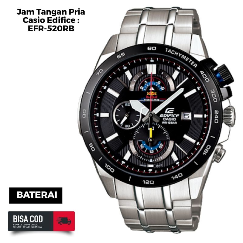 Jam Tangan Pria Casio Edifice : EFR-520RB