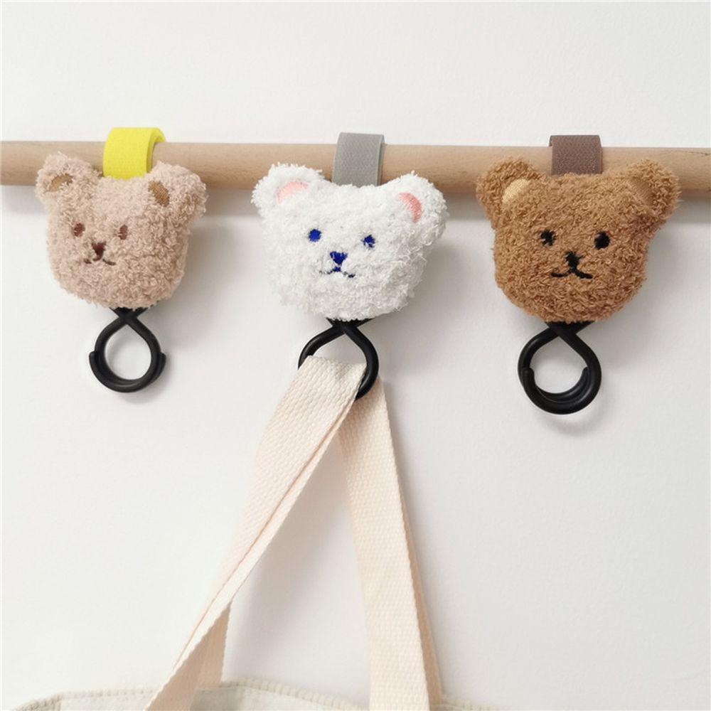 Needway Bear Baby Stroller Hook Pushchair Hanger Gantungan Hook Penyimpanan Kait Traveling Gantung Pram Hook