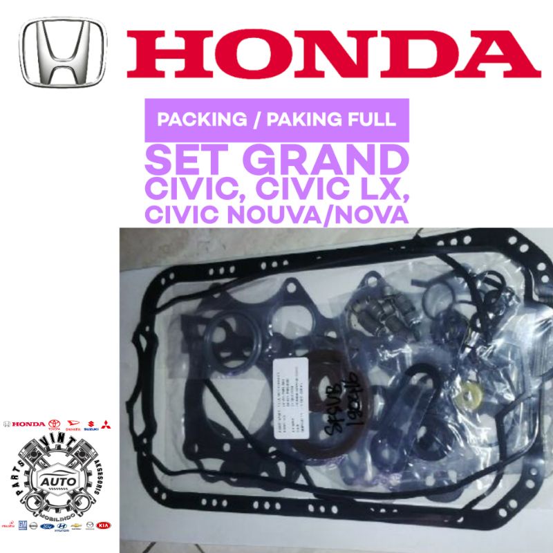 Packing / Paking Full Set Grand Civic, Civic LX, Civic Nouva/Nova